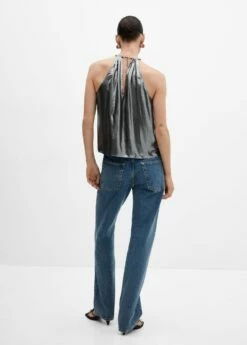 Top Halter Métallisé -New Trendy Shop 57099088 PL R