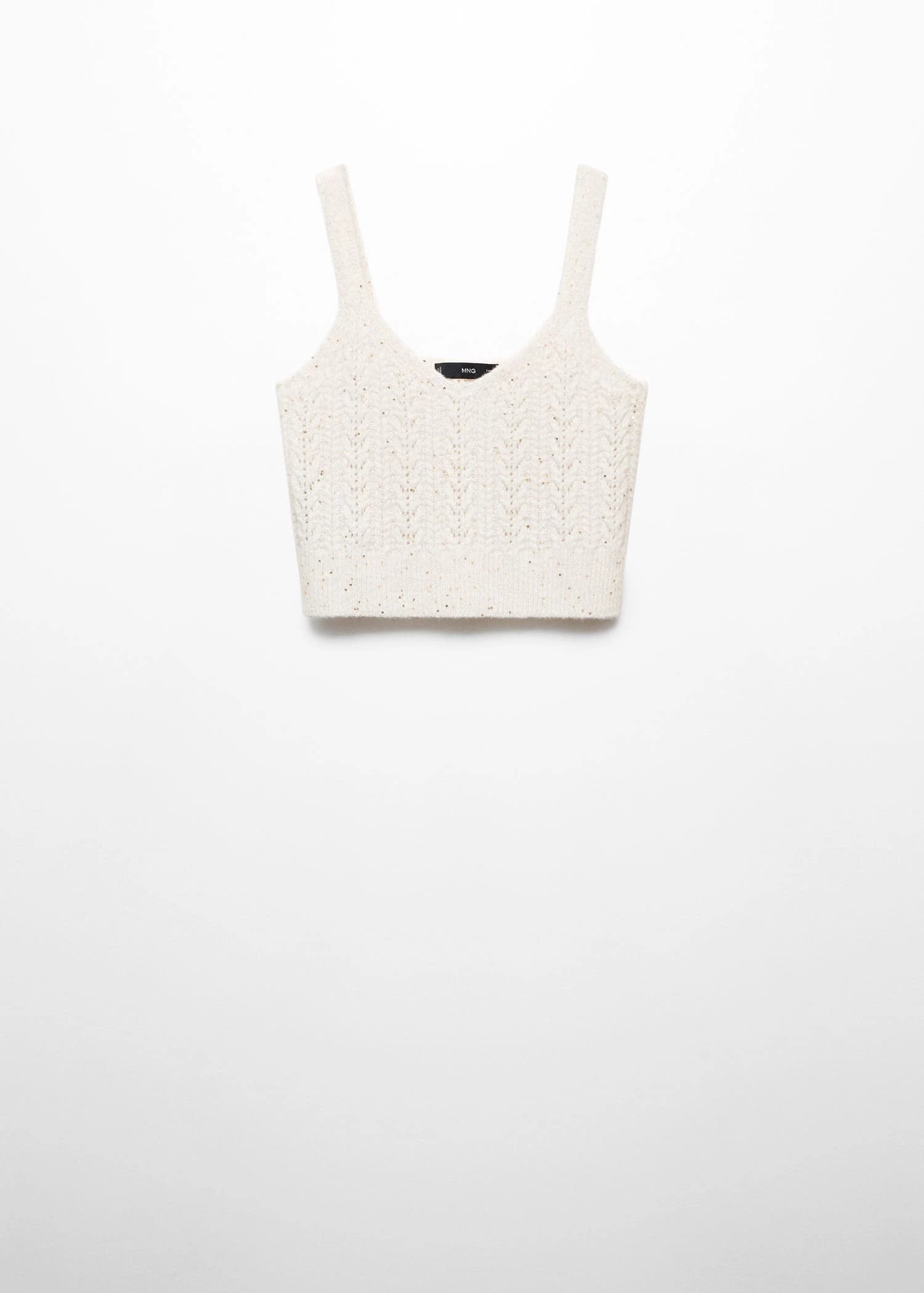 Top Maille Détail Sequins 8 Top Maille Détail Sequins – Image 8