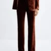 Pantalon Costume Velours
