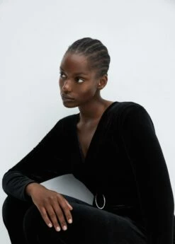 Combinaison Velours Ceinture -New Trendy Shop 57099106 99 D4