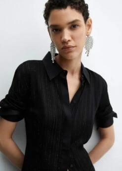 Chemise Fil Métallisé -New Trendy Shop 57099107 99 D1