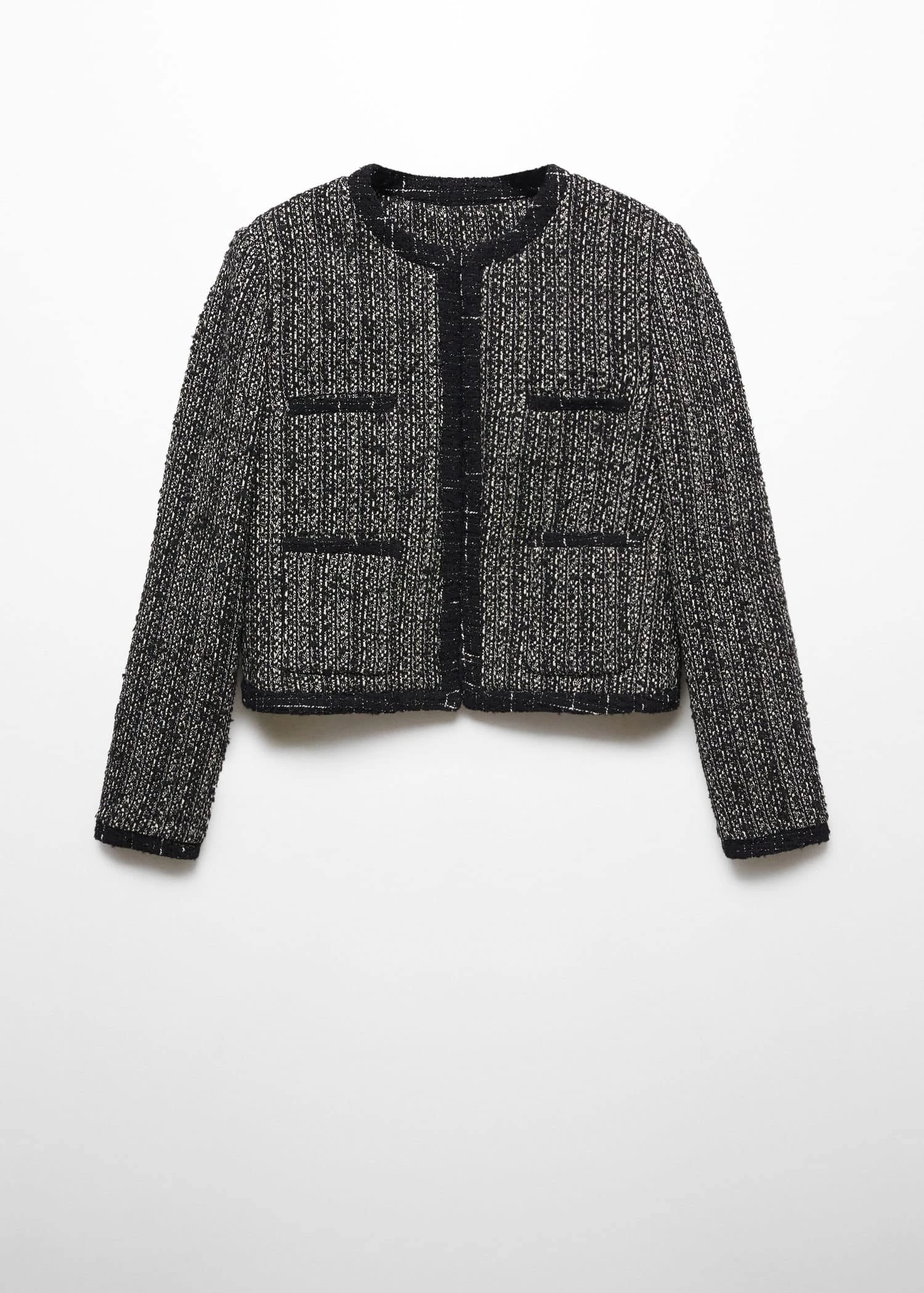 Veste En Tweed à Passepoils 8 Veste En Tweed à Passepoils – Image 8