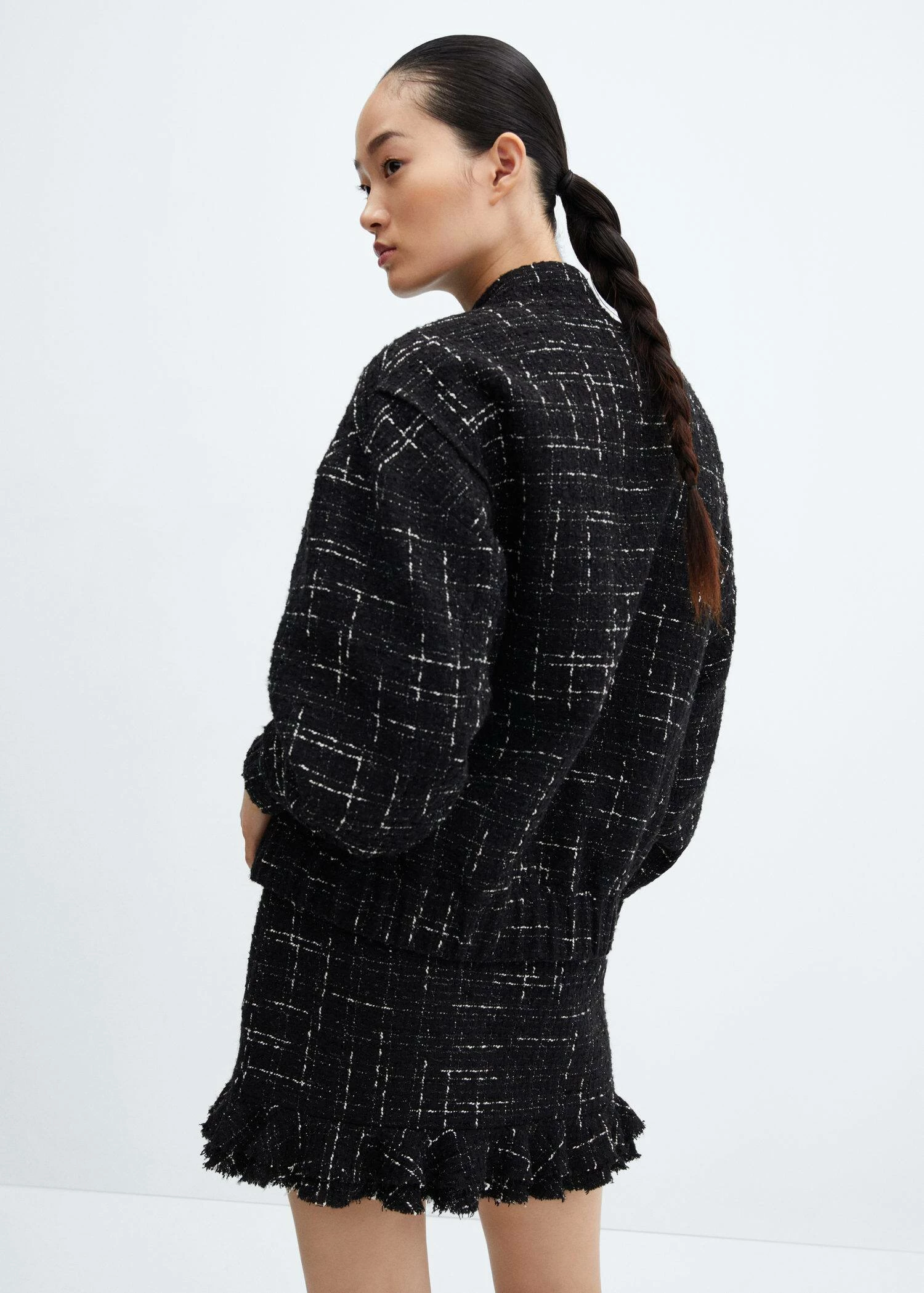 Jupe Tweed Volantée 3 Jupe Tweed Volantée – Image 3